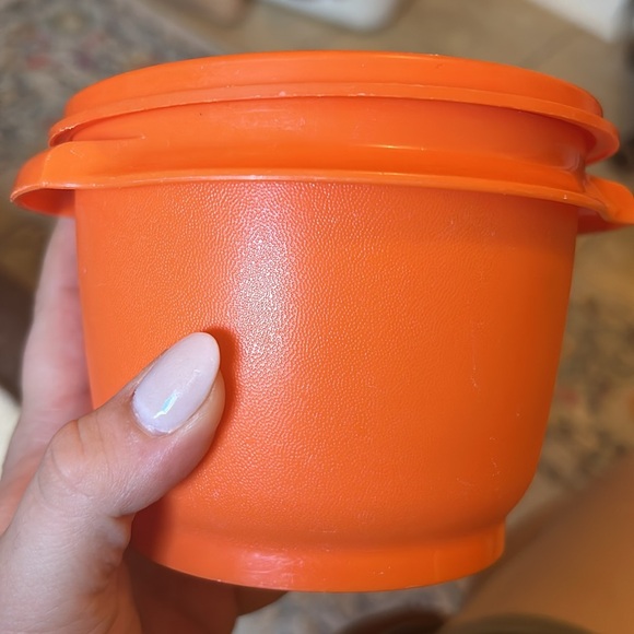 Vintage Orange Tupperware - Picture 1 of 5